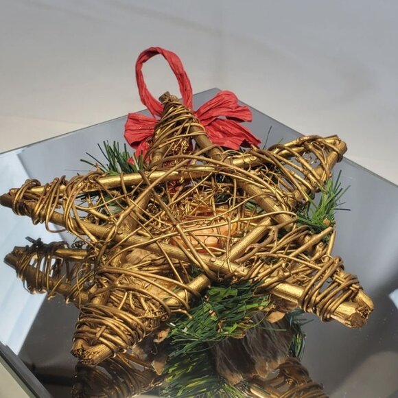 Handmade Christmas Star Santa Clause Ornament Wall Home Decor - Picture 2 of 5